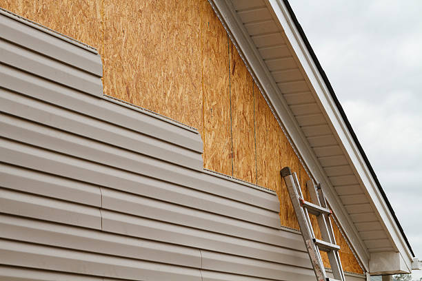 Professional Emergency Siding Repair technician working in Catlett, VA